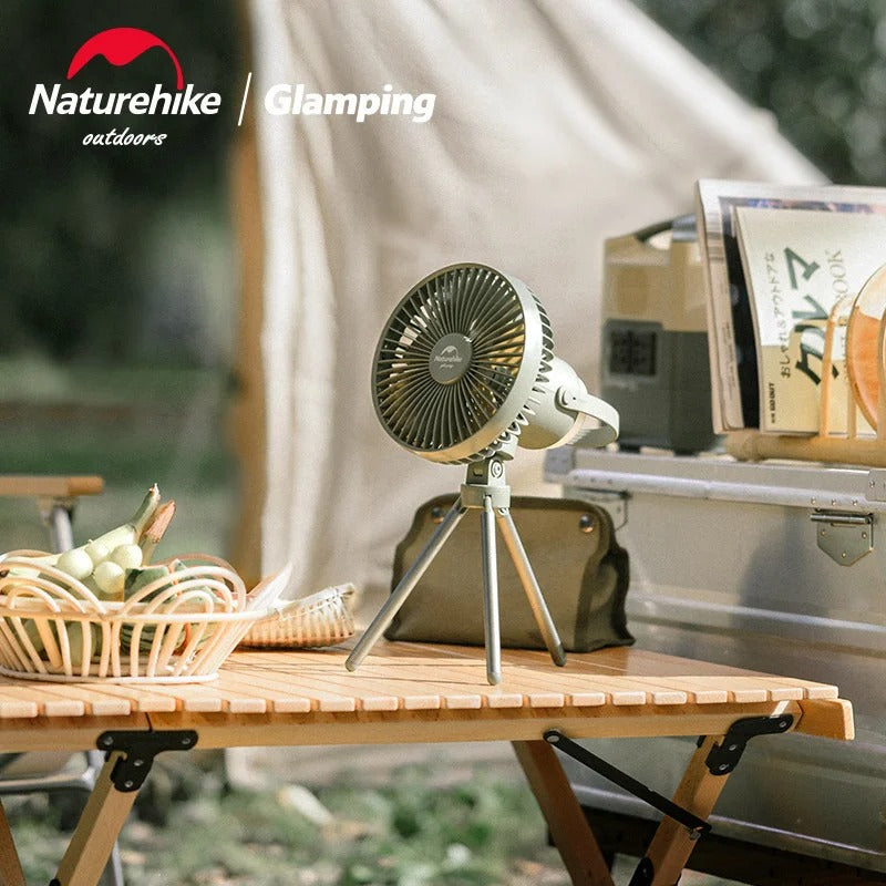Naturehike Multifunctional Rechargeable Camping Fan With Tripod