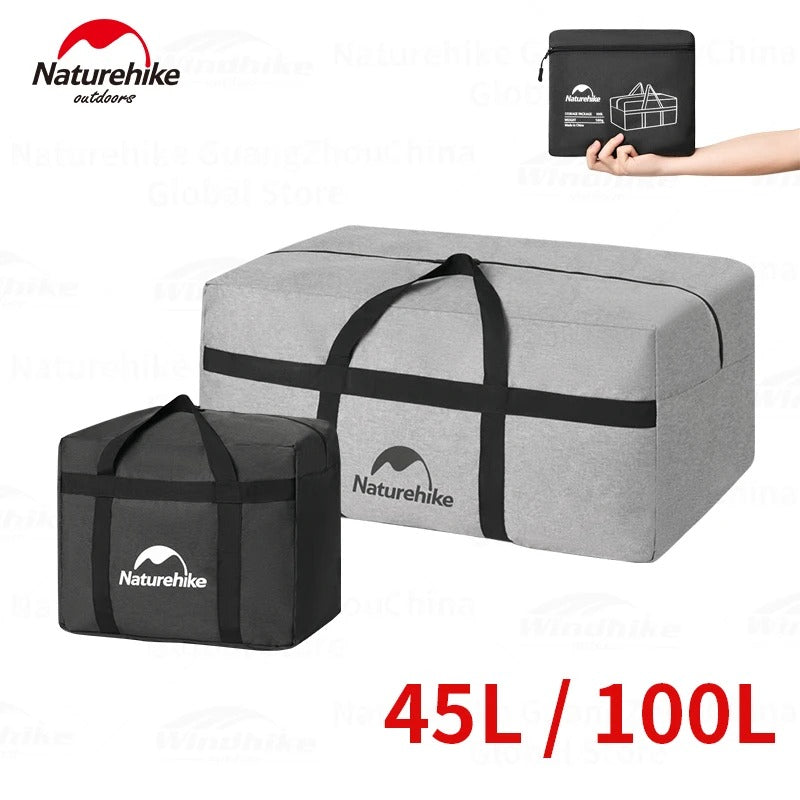Naturehike 100L Outdoor Folding Large Capacity Camping Equipment Storage Duffle Bag