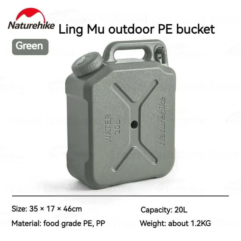 Naturehike Camping Bucket 12L/20L Portable Water Tank Container With Faucet