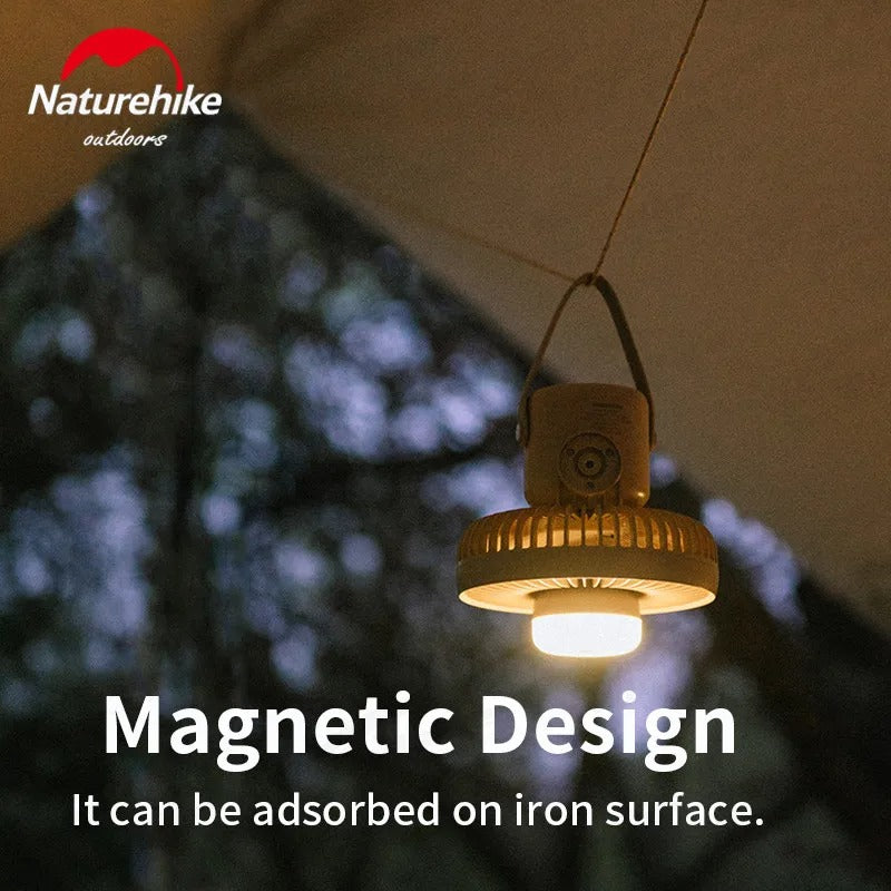 Naturehike Multifunctional Rechargeable Camping Fan With Tripod