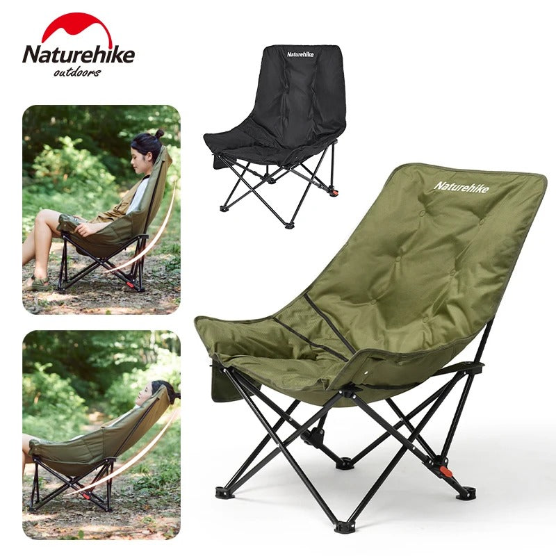 Naturehike Sea Star Push-up High Back Cotton-Filled Moon Chair