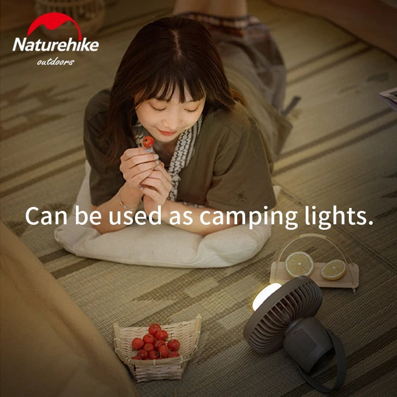 Naturehike Multifunctional Rechargeable Camping Fan With Tripod