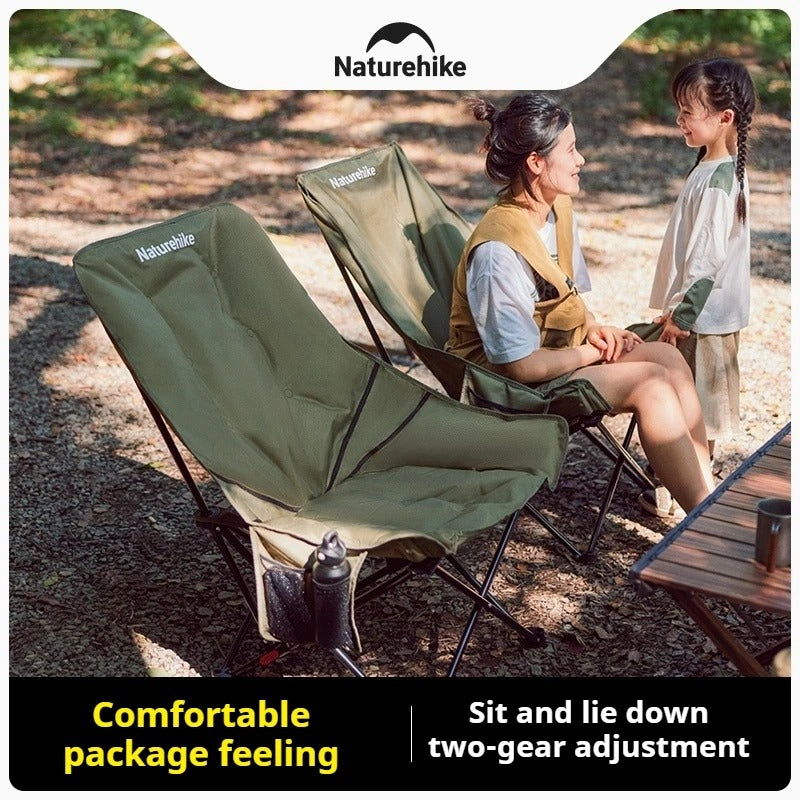 Naturehike Sea Star Push-up High Back Cotton-Filled Moon Chair