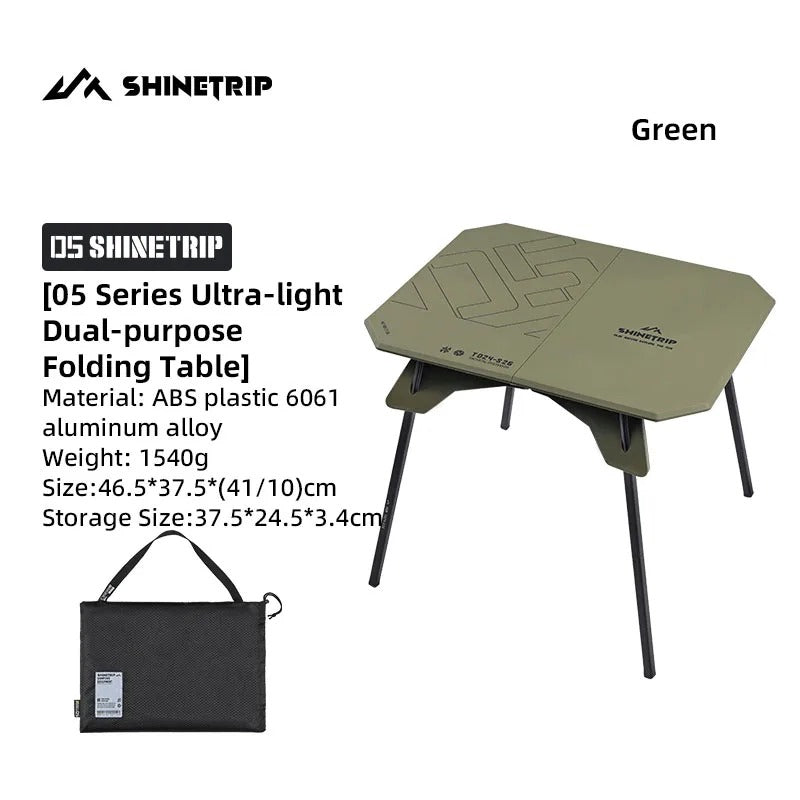 ShineTrip 05 Series Ultralight Dual Purpose Table