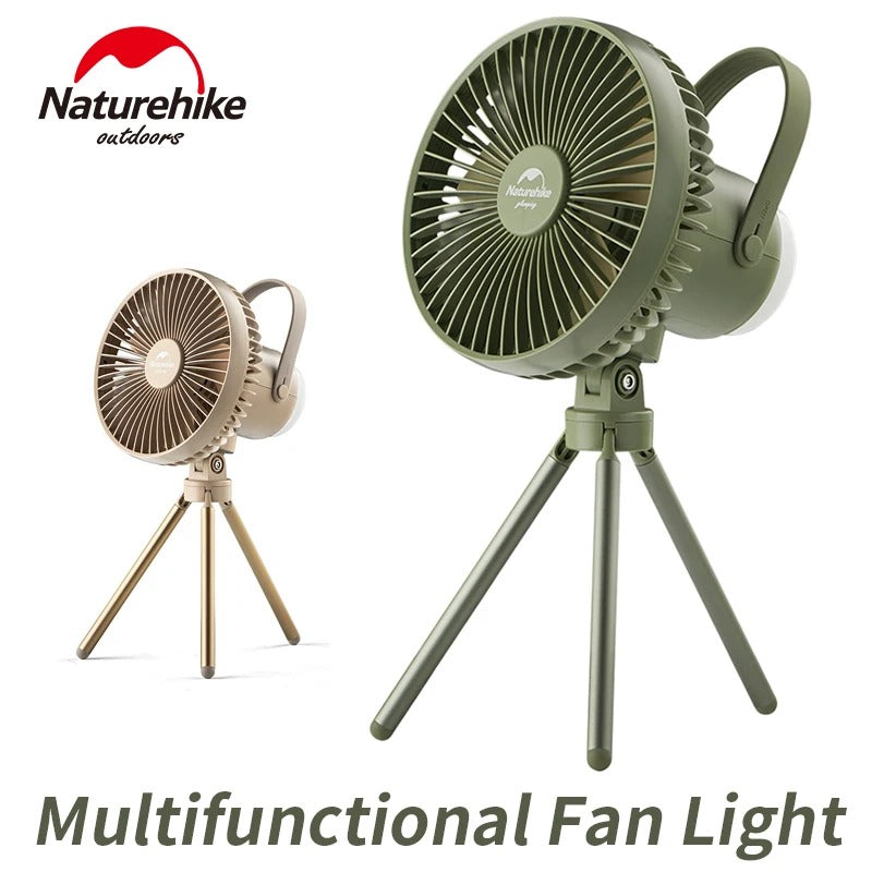 Naturehike Multifunctional Rechargeable Camping Fan With Tripod
