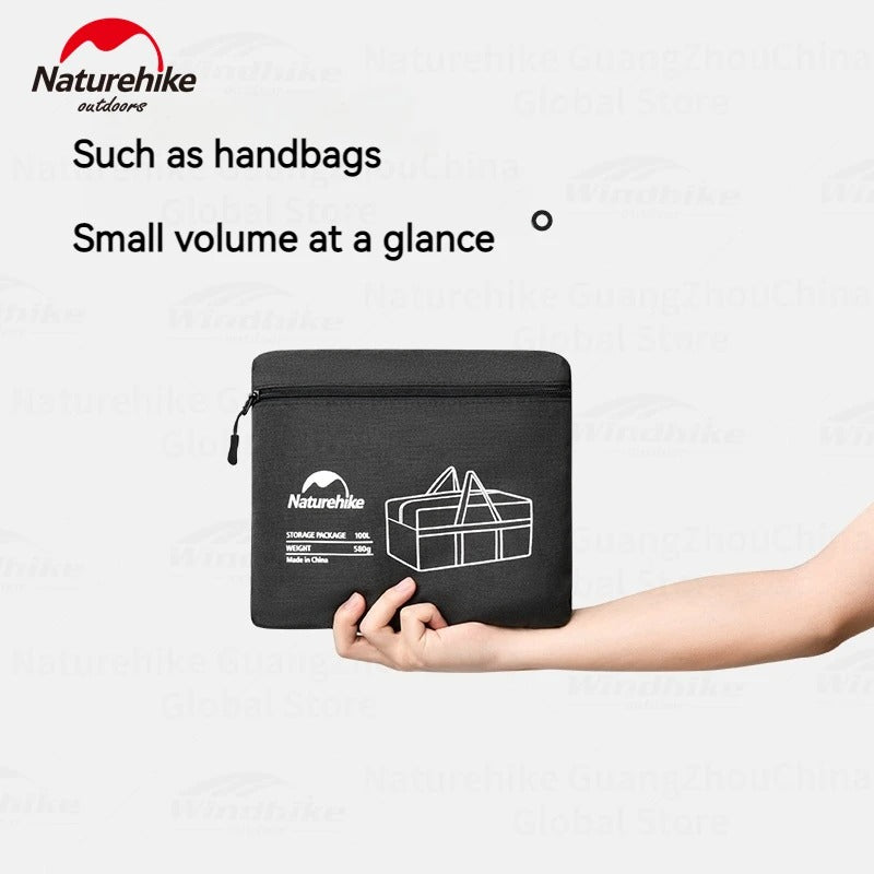 Naturehike 100L Outdoor Folding Large Capacity Camping Equipment Storage Duffle Bag