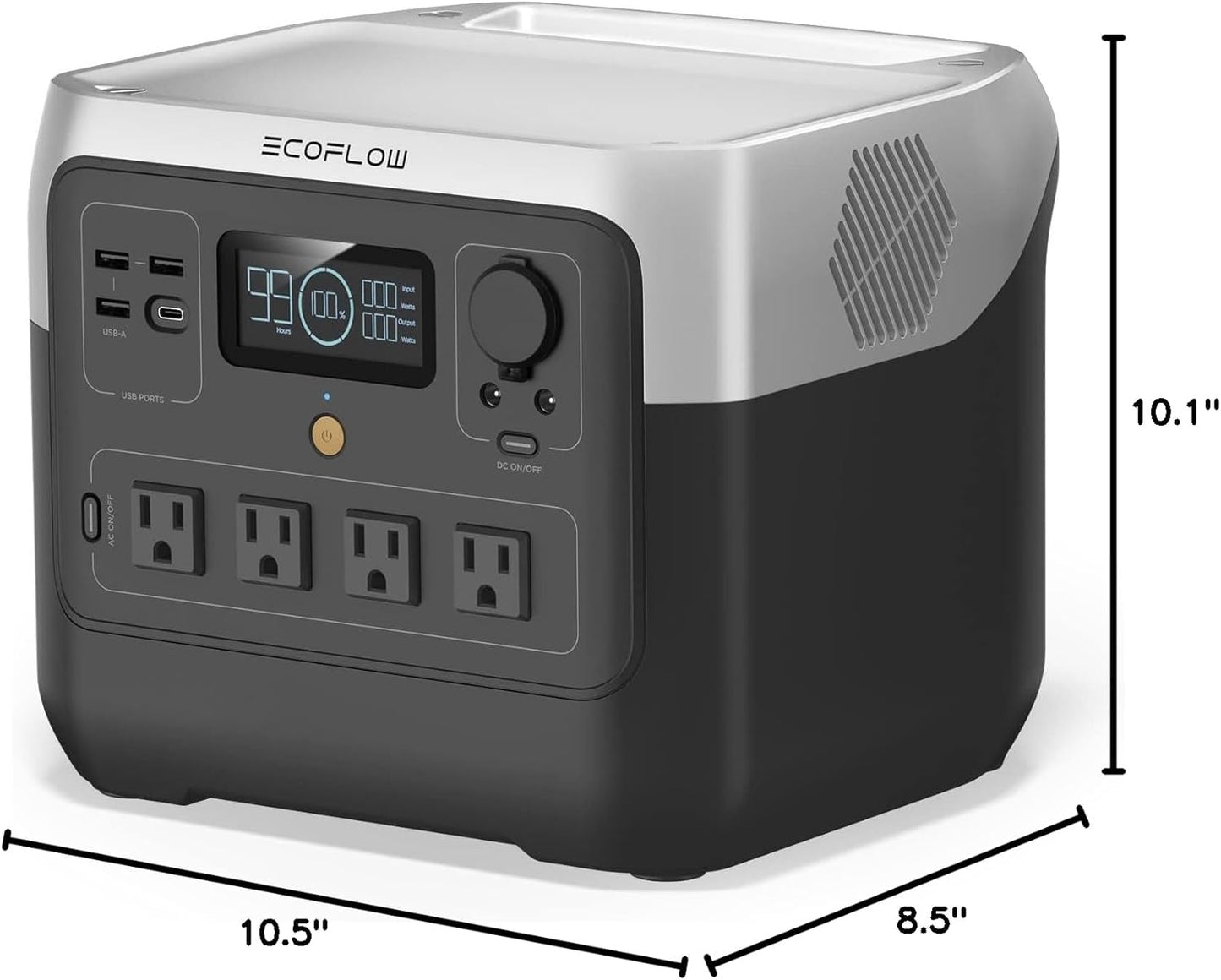 ECOFLOW Portable Power Station RIVER 2 Pro 800W (X-Boost 1600W)