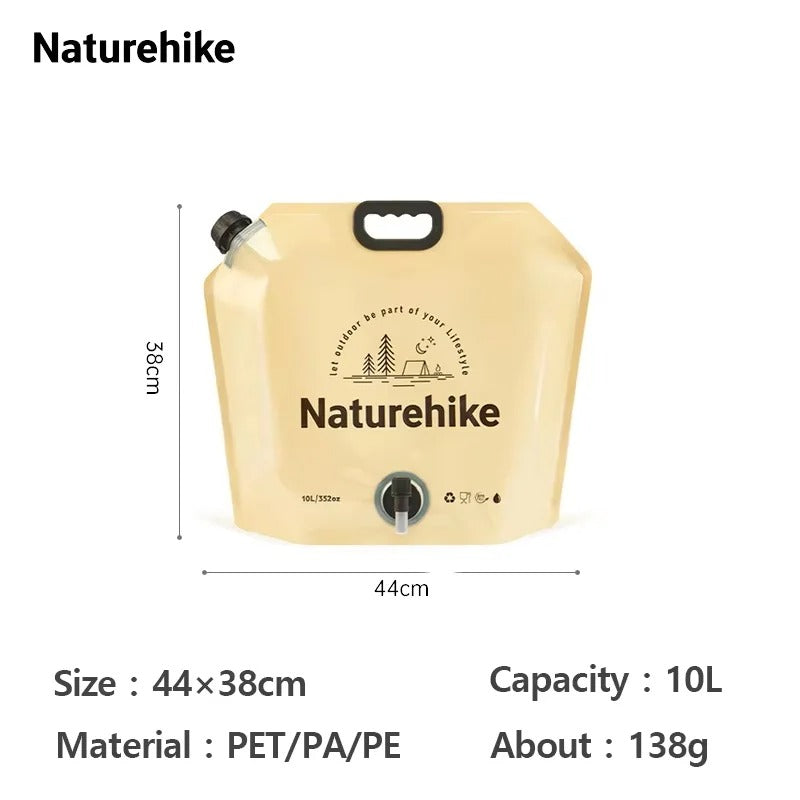 Naturehike Outdoor Camping Picnic 10LWater Bag Drink Bag with Water Faucet