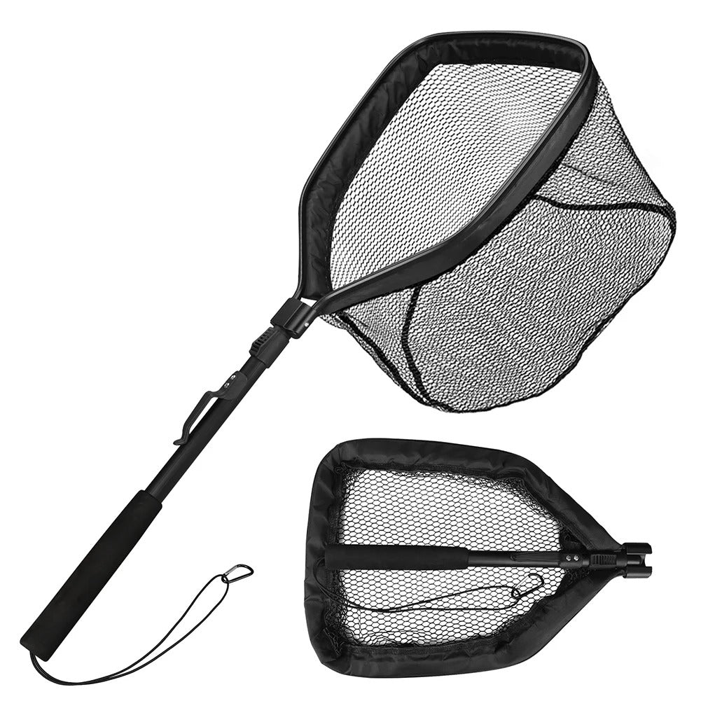 Telescopic Foldable Fishing Net Easy Catch & Release