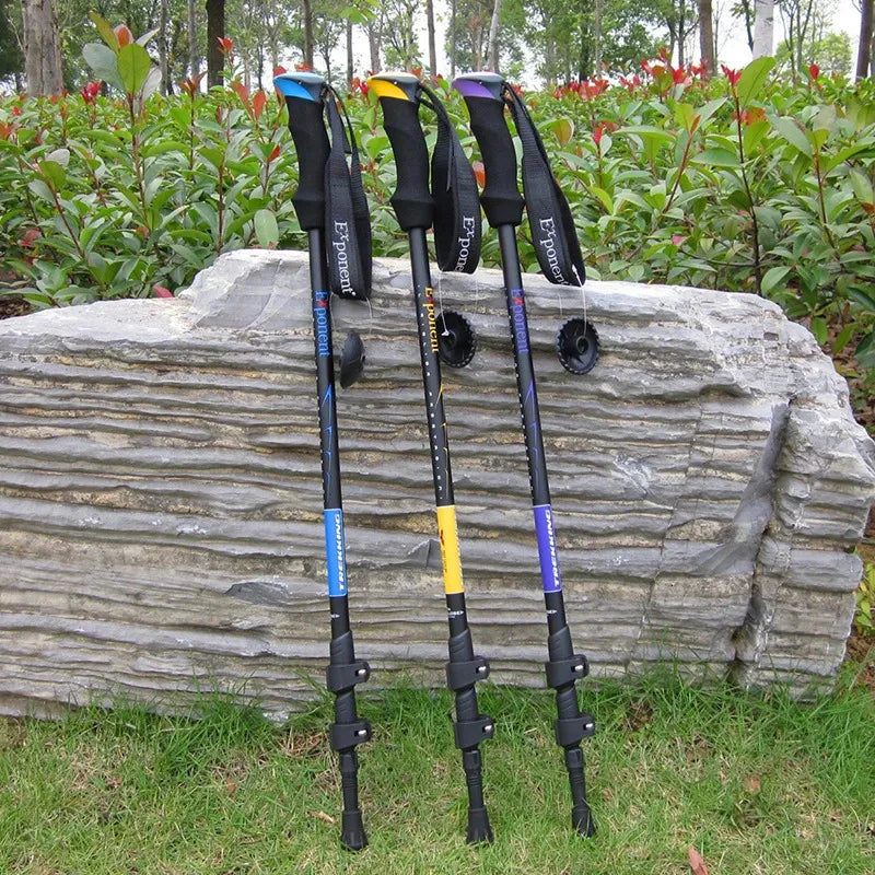 Exponent Aluminium Alloy Adjustable Hiking/Trekking Pole Stick