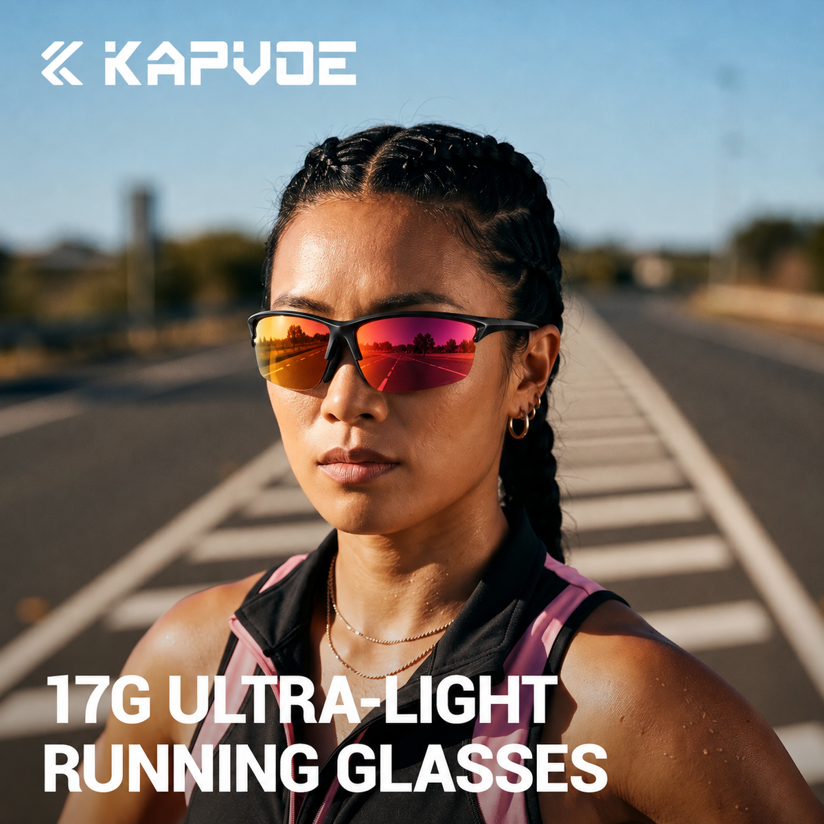 Kapvoe Fashion Retro Outdoor Sports Sunglasses K567