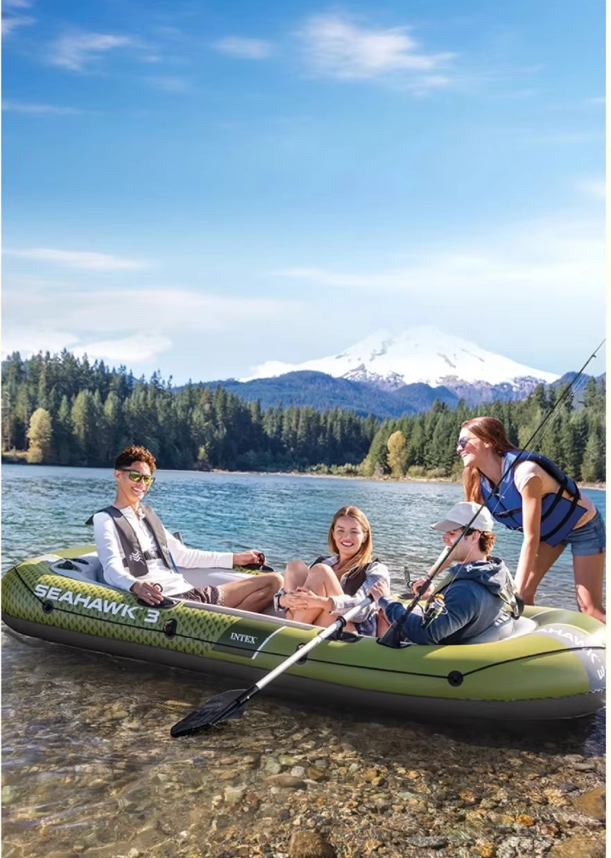INTEX Seahawk 3 Inflatable Boat Set