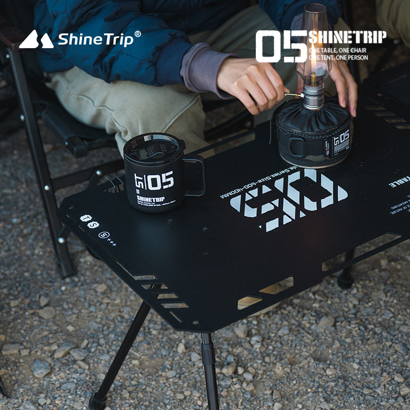 ShineTrip New Outdoor Aluminium Tactical Table