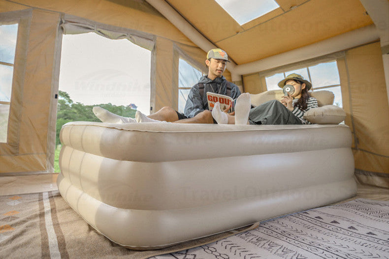 Naturehike New Inflatable Backrest Double Bed Home Outdoor Camping