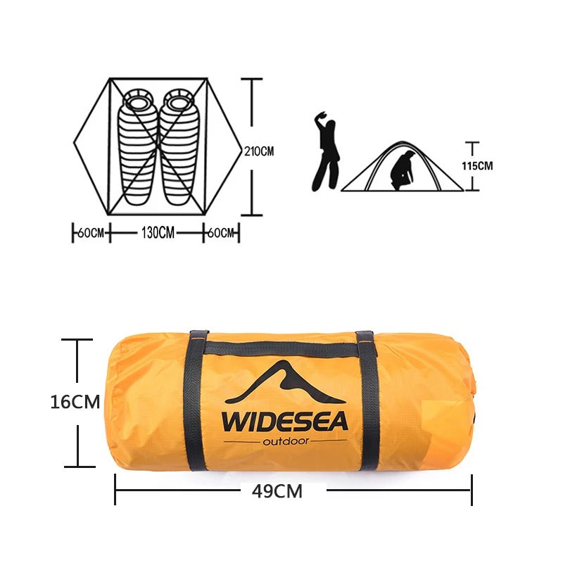 Widesea Camping Outdoor Tent 2 Person