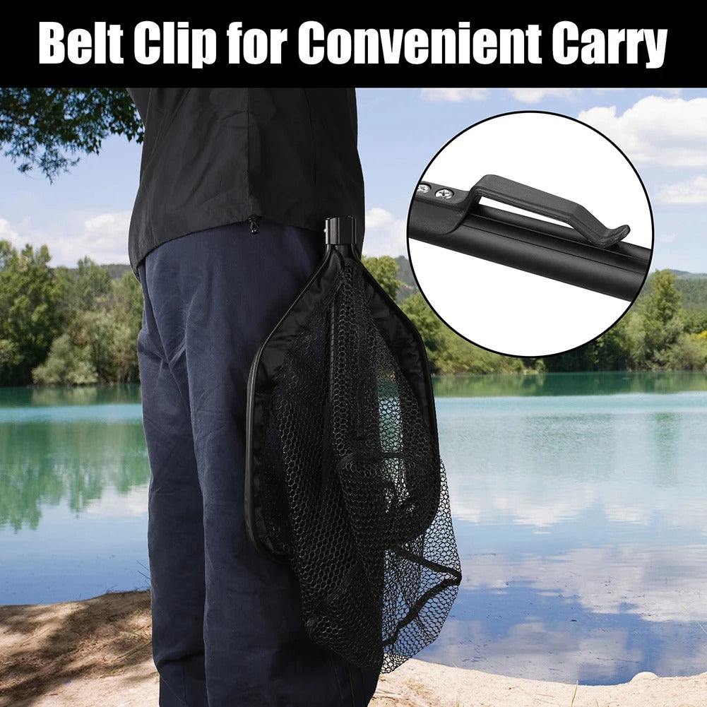 Telescopic Foldable Fishing Net Easy Catch & Release