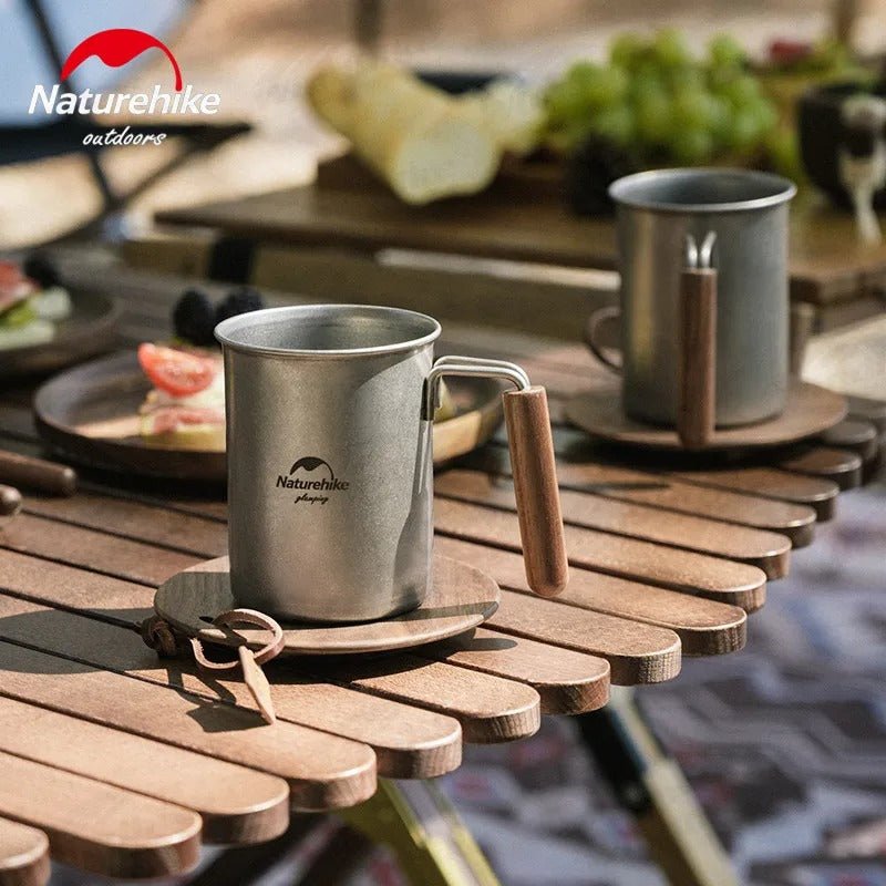 Naturehike Stainless Steel Retro 350Ml Camping Outdoor Cup Mug