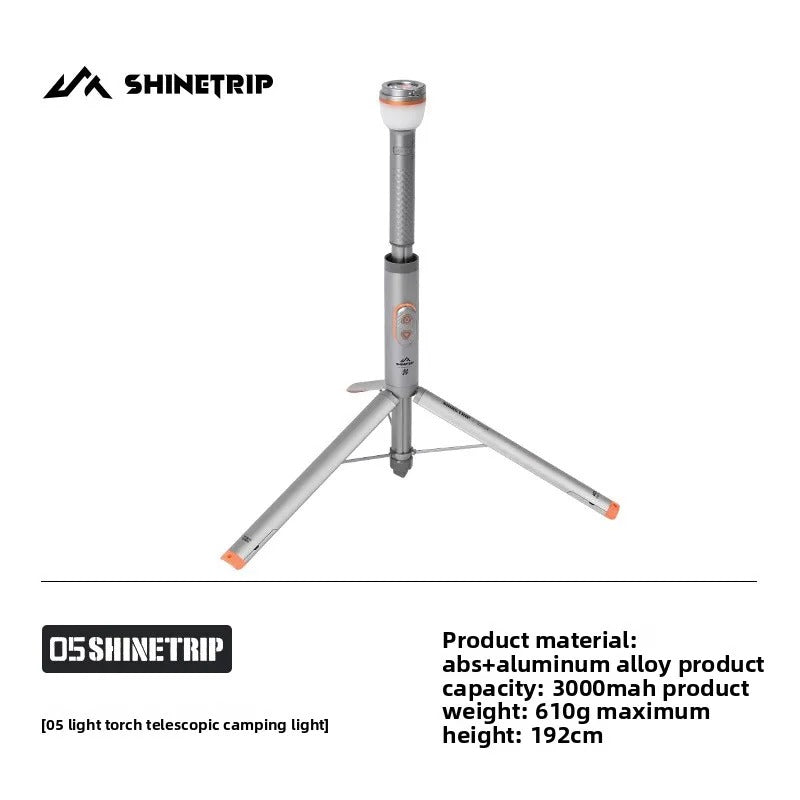 ShineTrip Telescopic 2 IN 1 Camping Light Flashlight A591