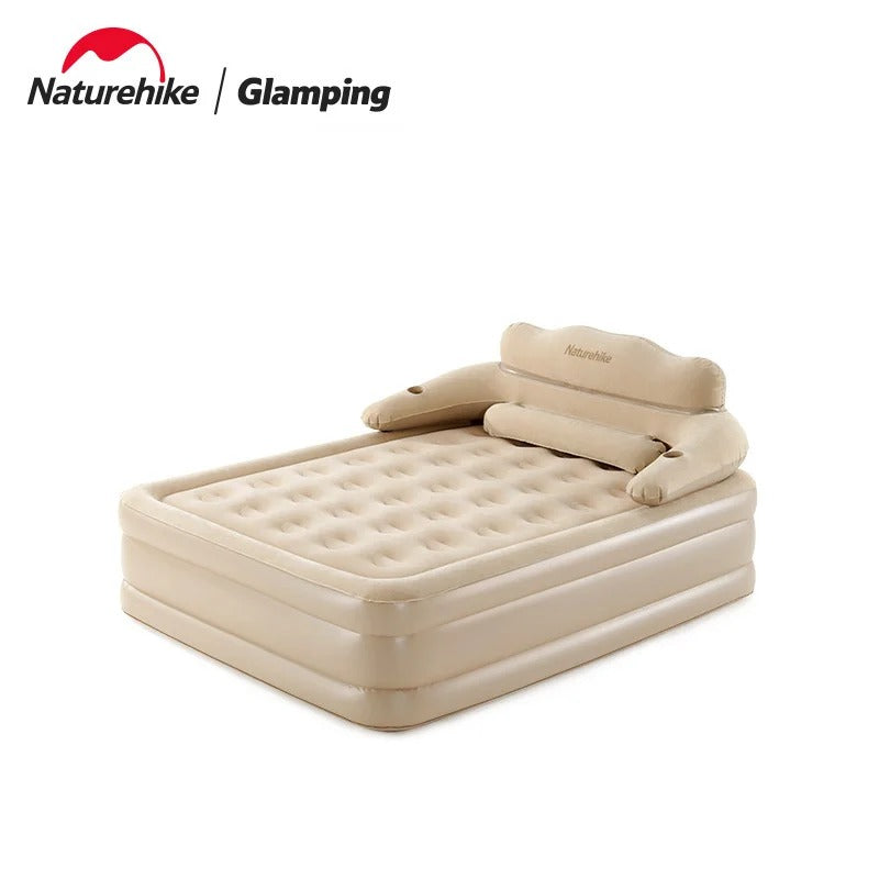 Naturehike New Inflatable Backrest Double Bed Home Outdoor Camping