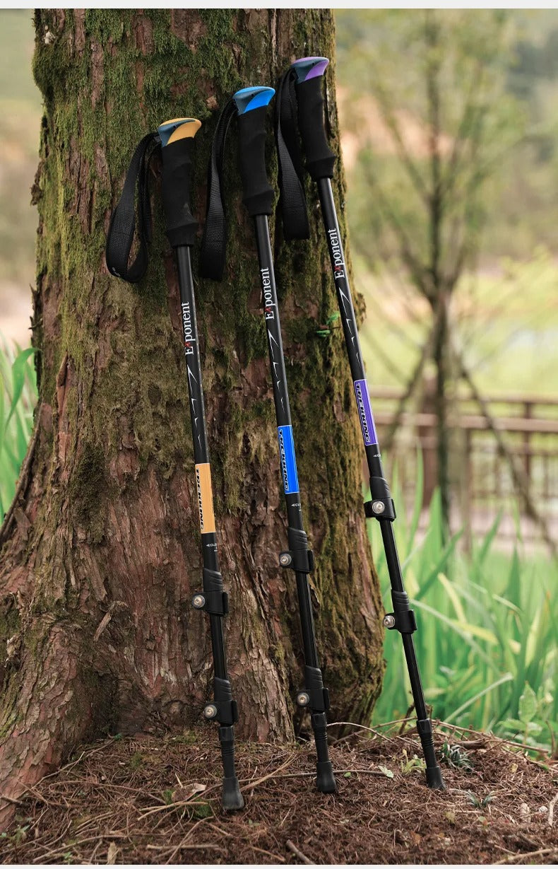 Exponent Aluminium Alloy Adjustable Hiking/Trekking Pole Stick