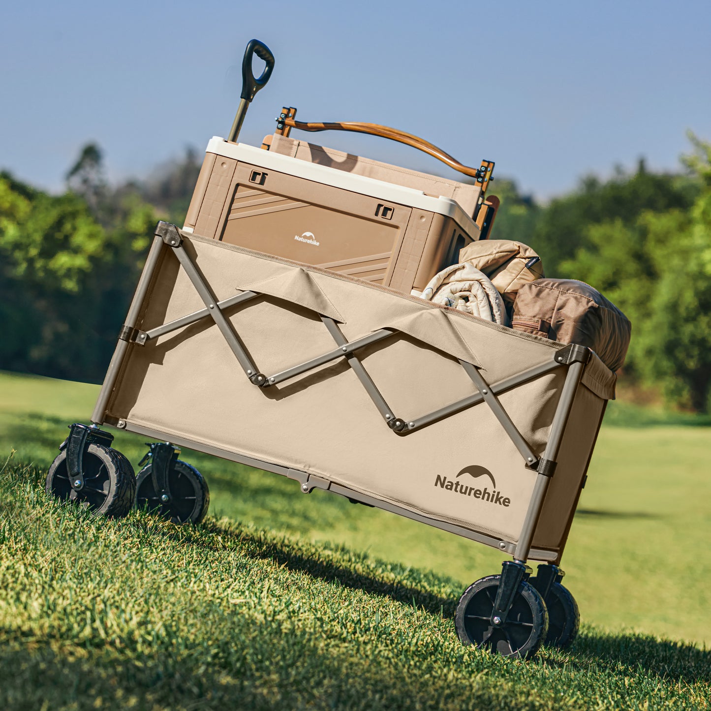 Naturehike 250L Folding Trolley Collapsible Wagon Cart