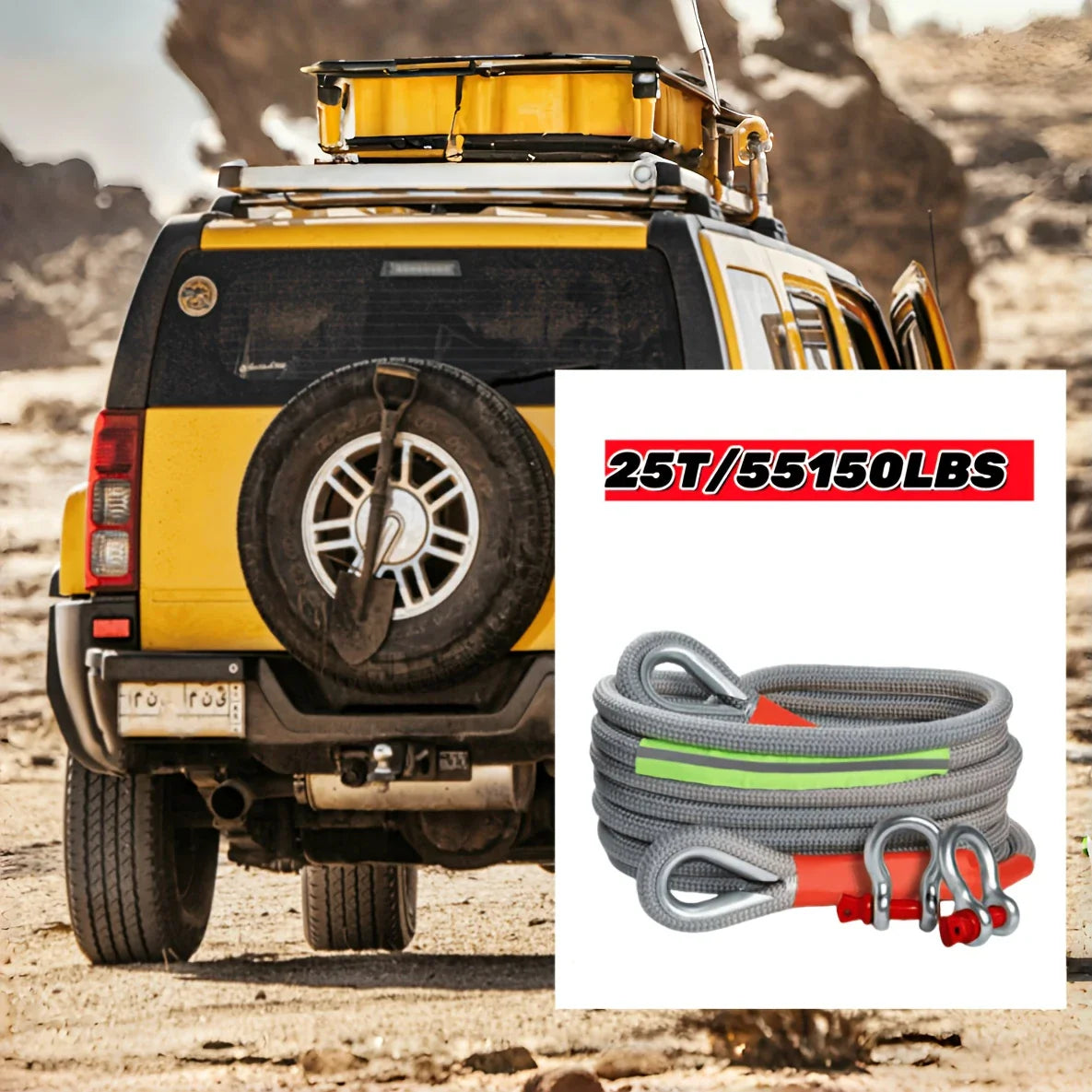 Heavy Duty Tow Straps 18 TONS 5 METER