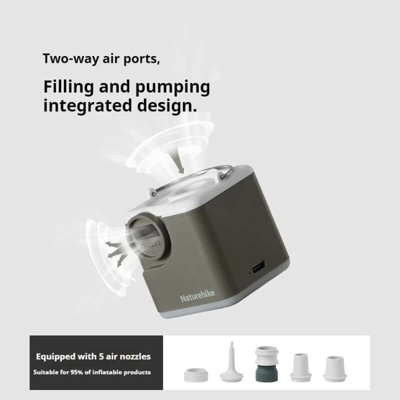 Naturehike Wind-air Outdoor 3in1 Inflatable Pump