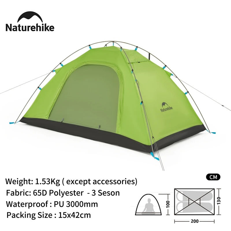Naturehike 2 Persons P Series Single Layer Camping Tent