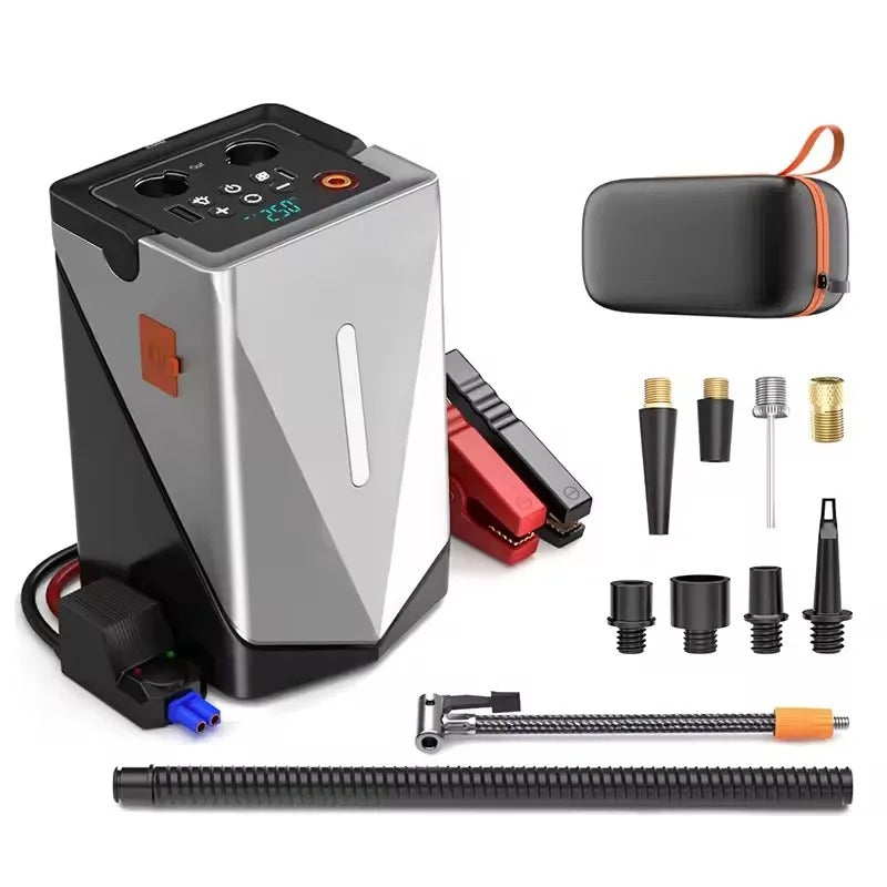 Potable 6 In 1 Jump Starter+Air Compressor & Powerbank GF01