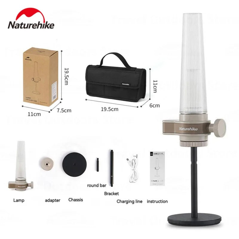 Naturehike LED Candle Lamp Type-C Charging Waterproof