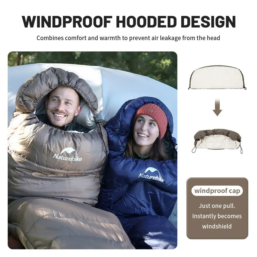 Naturehike MJ300 Cotton Mommy Sleeping Bag 4 Season