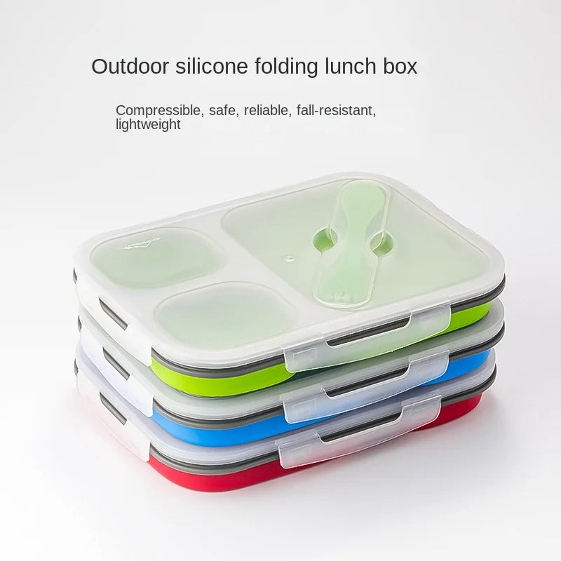 CAMPOUT Outdoor Portable Silicone Lunch Box