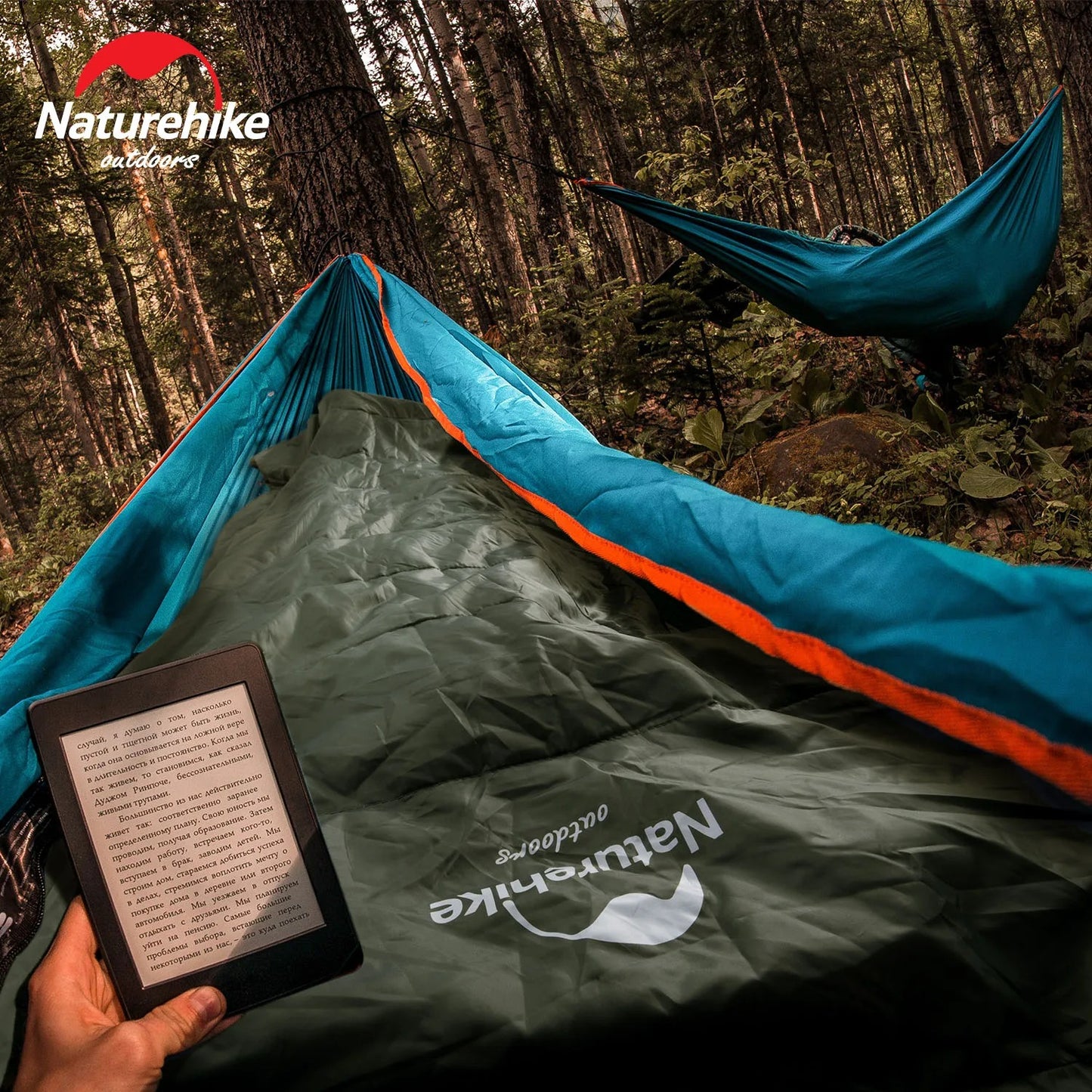 Naturehike Y150 Ultralight Cotton Sleeping Bag Large Green