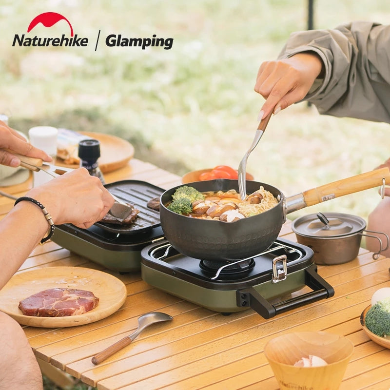 Naturehike Double Burner Folding Outdoor Camping Gas Stove