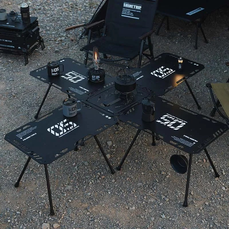 ShineTrip New Outdoor Aluminium Tactical Table