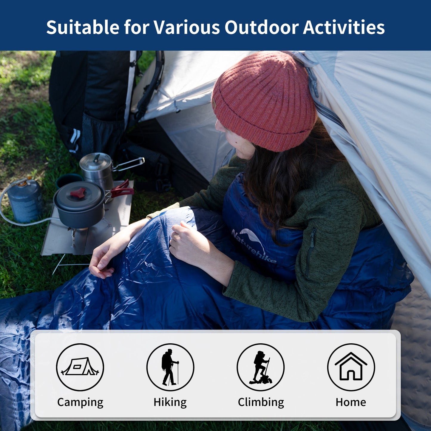 Naturehike MJ300 Cotton Mommy Sleeping Bag 4 Season