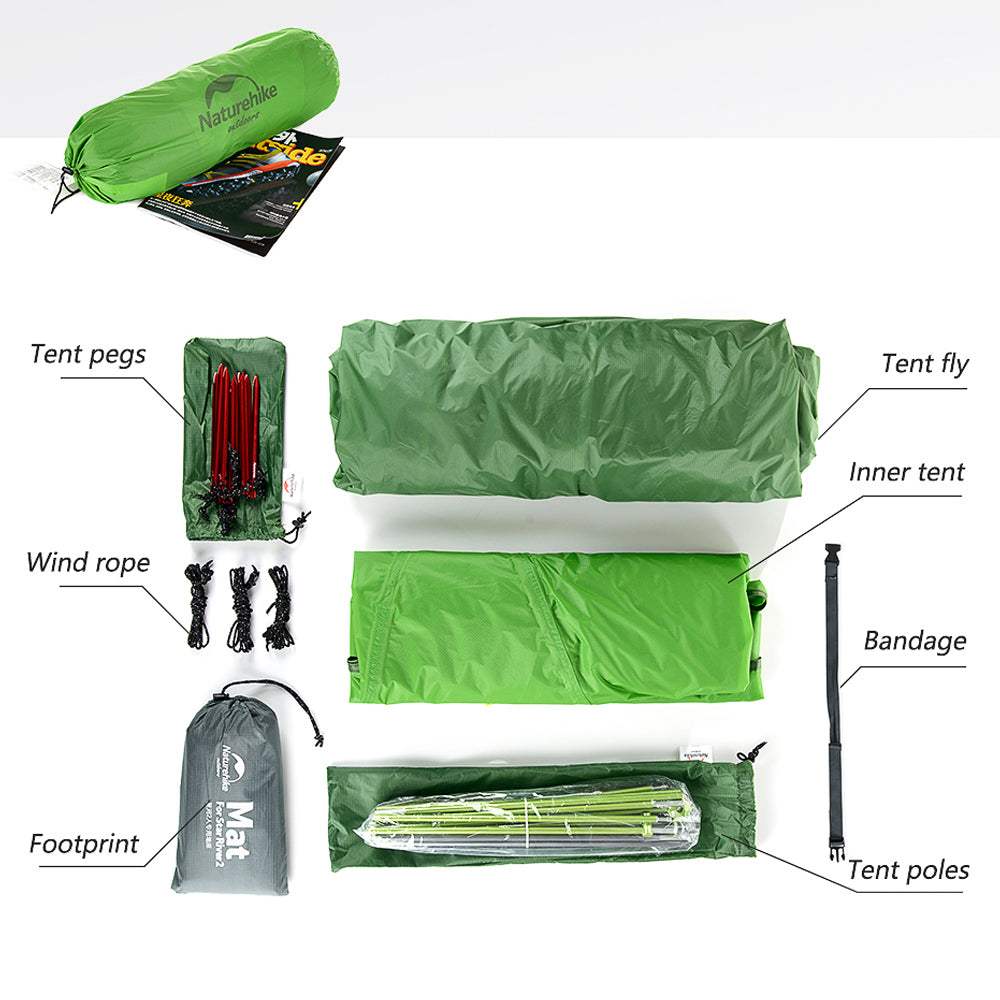 Naturehike Star River 2 Ultralight Tent 20D Upgraded