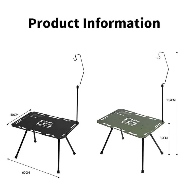 ShineTrip New Outdoor Aluminium Tactical Table