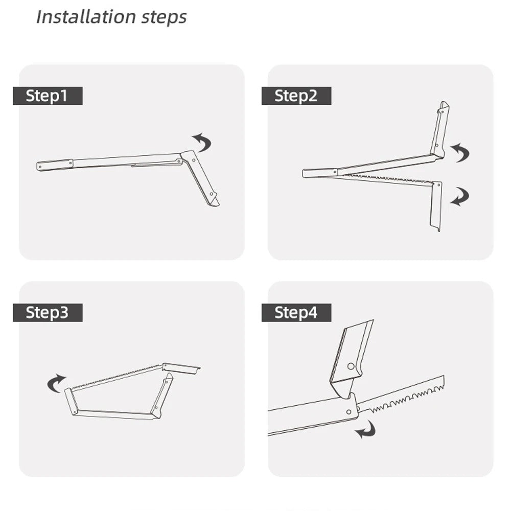 ShineTrip S-Blade Folding Hand Saw 21"
