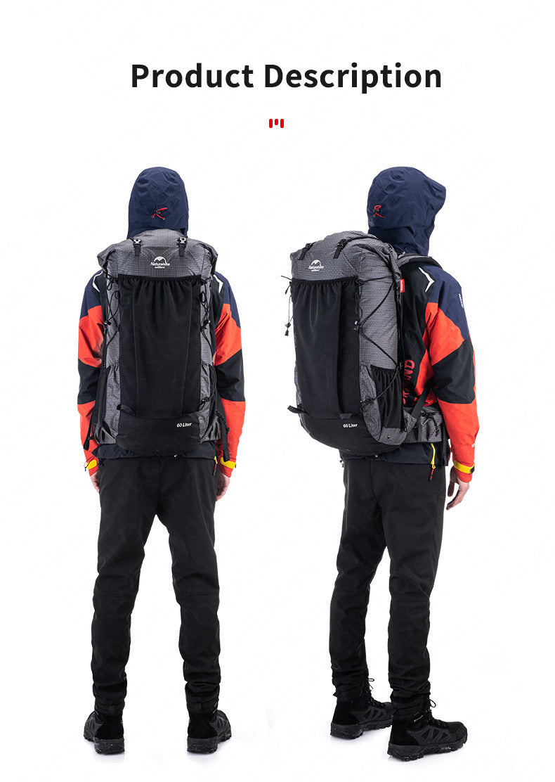 Naturehike 60L+5L Rock Series Backpack Dyneema Version
