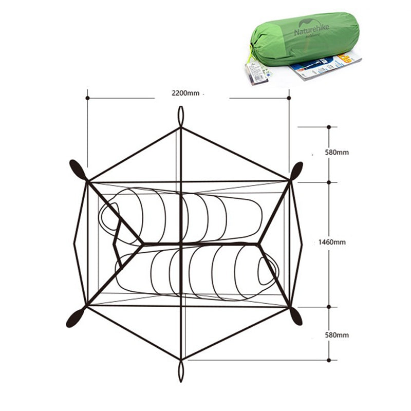 Naturehike Star River 2 Ultralight Tent 20D Upgraded