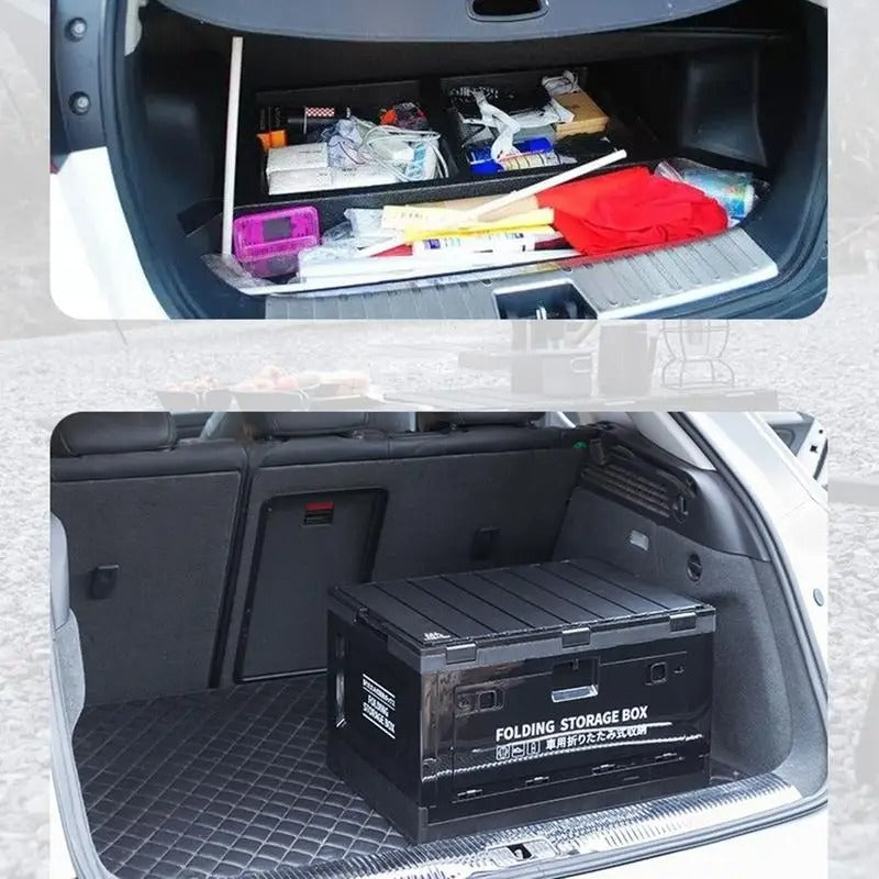 50L Camping Folding Storage Box With Aluminium Alloy Picnic Table