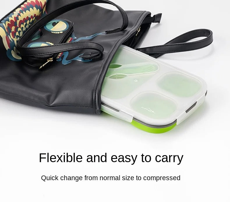 CAMPOUT Outdoor Portable Silicone Lunch Box