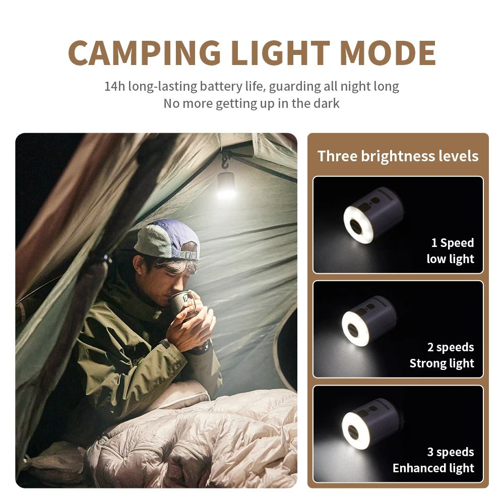 Naturehike Outdoor 3 In 1 Wind Mini Air Pump For Mattress Pillows