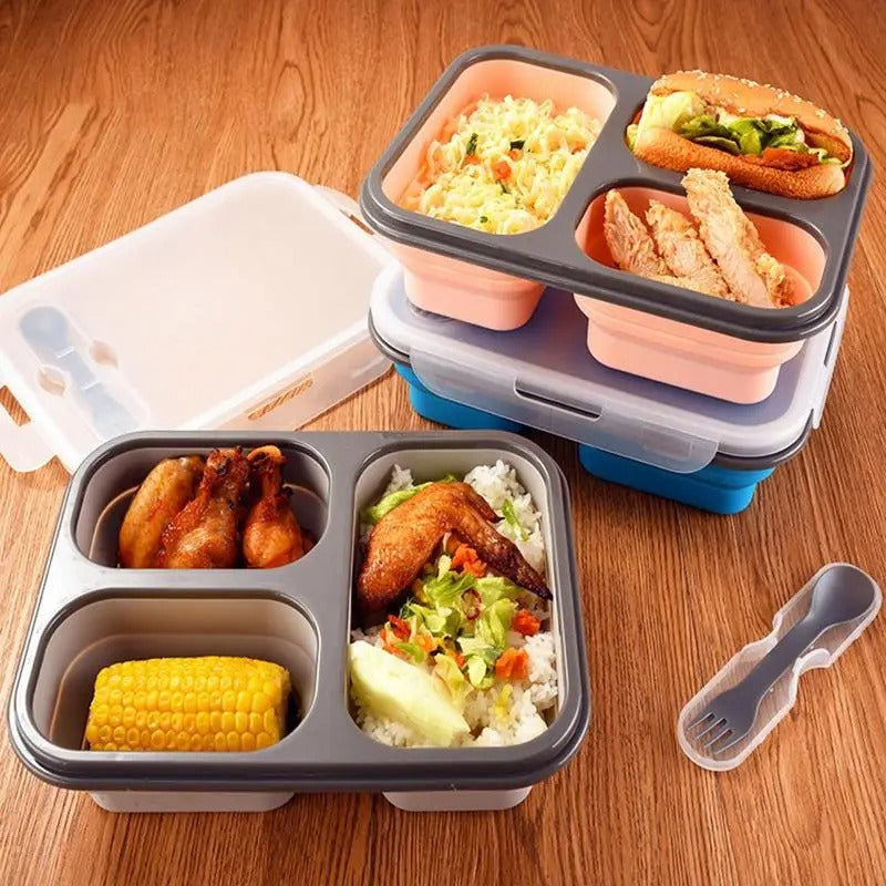 CAMPOUT Outdoor Portable Silicone Lunch Box