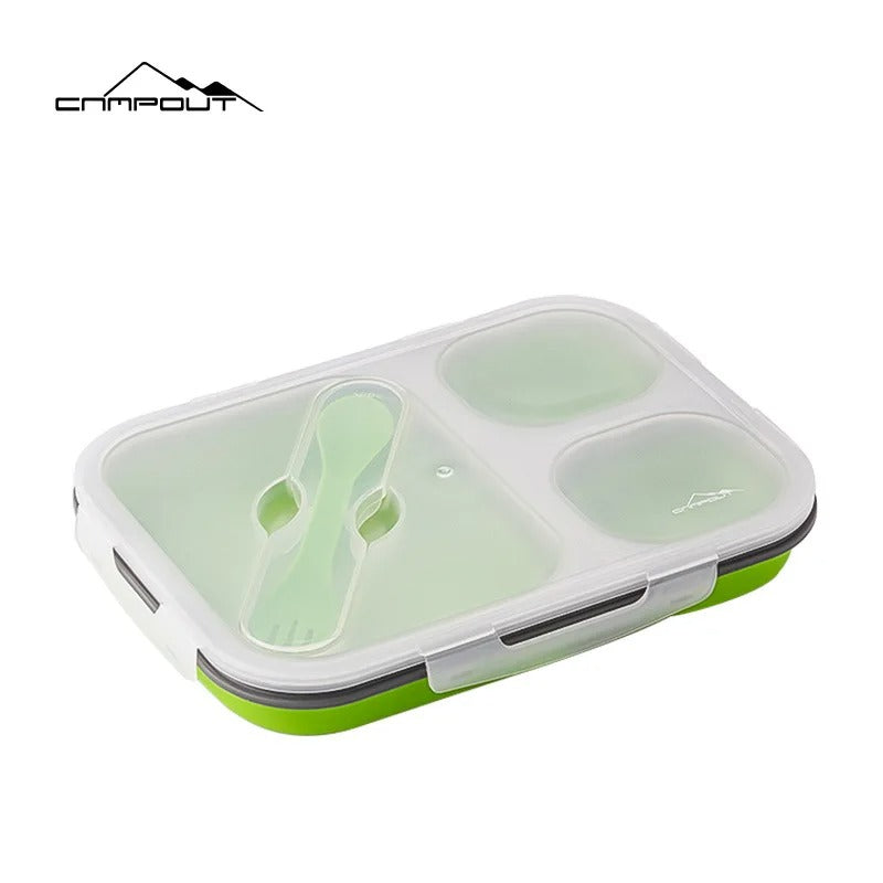 CAMPOUT Outdoor Portable Silicone Lunch Box