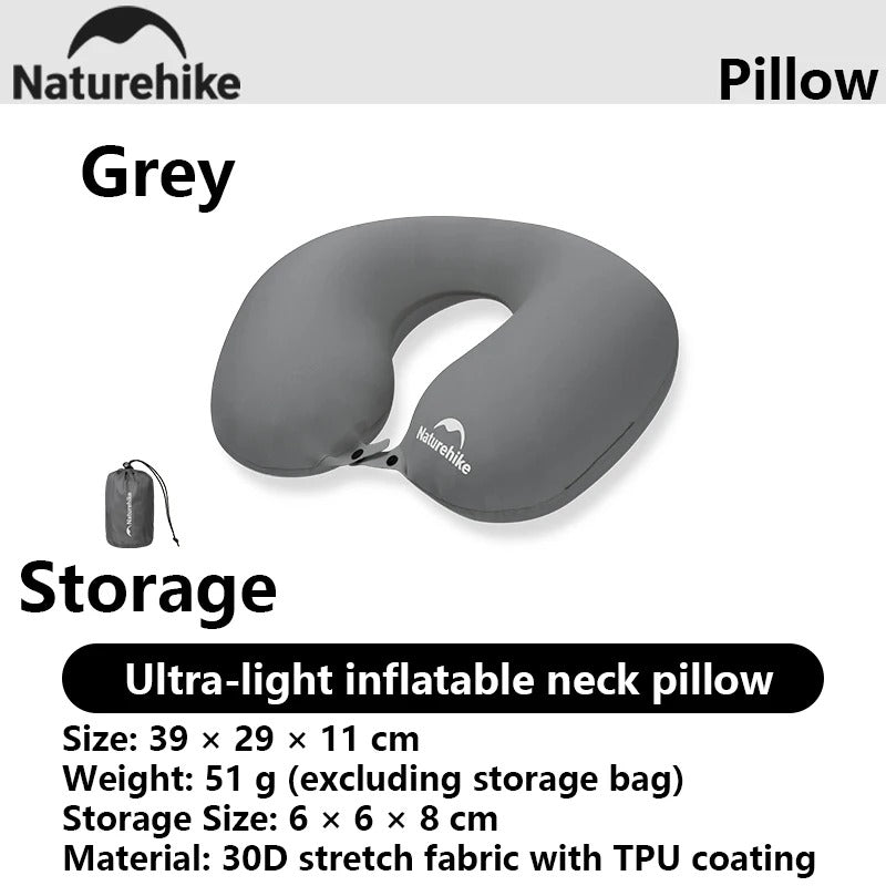 Naturehike Ultralight 51g Inflatable Compact Travel Neck Pillow