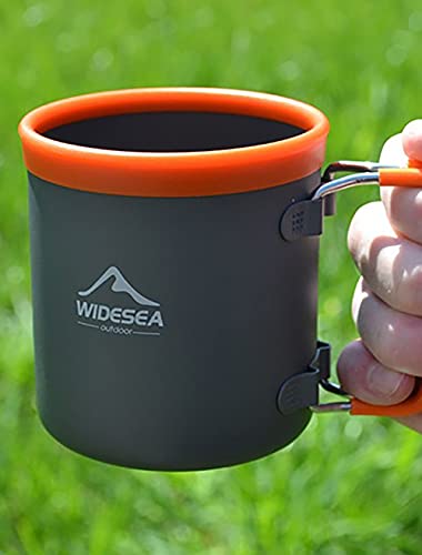 Widesea Camping Aluminum Cup Outdoor Mug