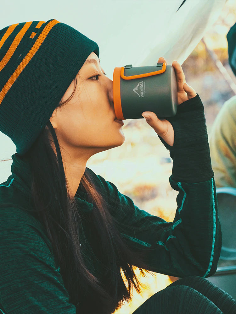 Widesea Camping Aluminum Cup Outdoor Mug