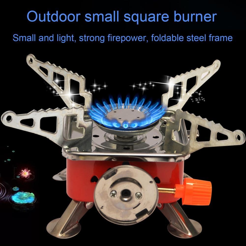 Small Portable Folding Gas Stove Camping Hiking Picnic Burner With Butane